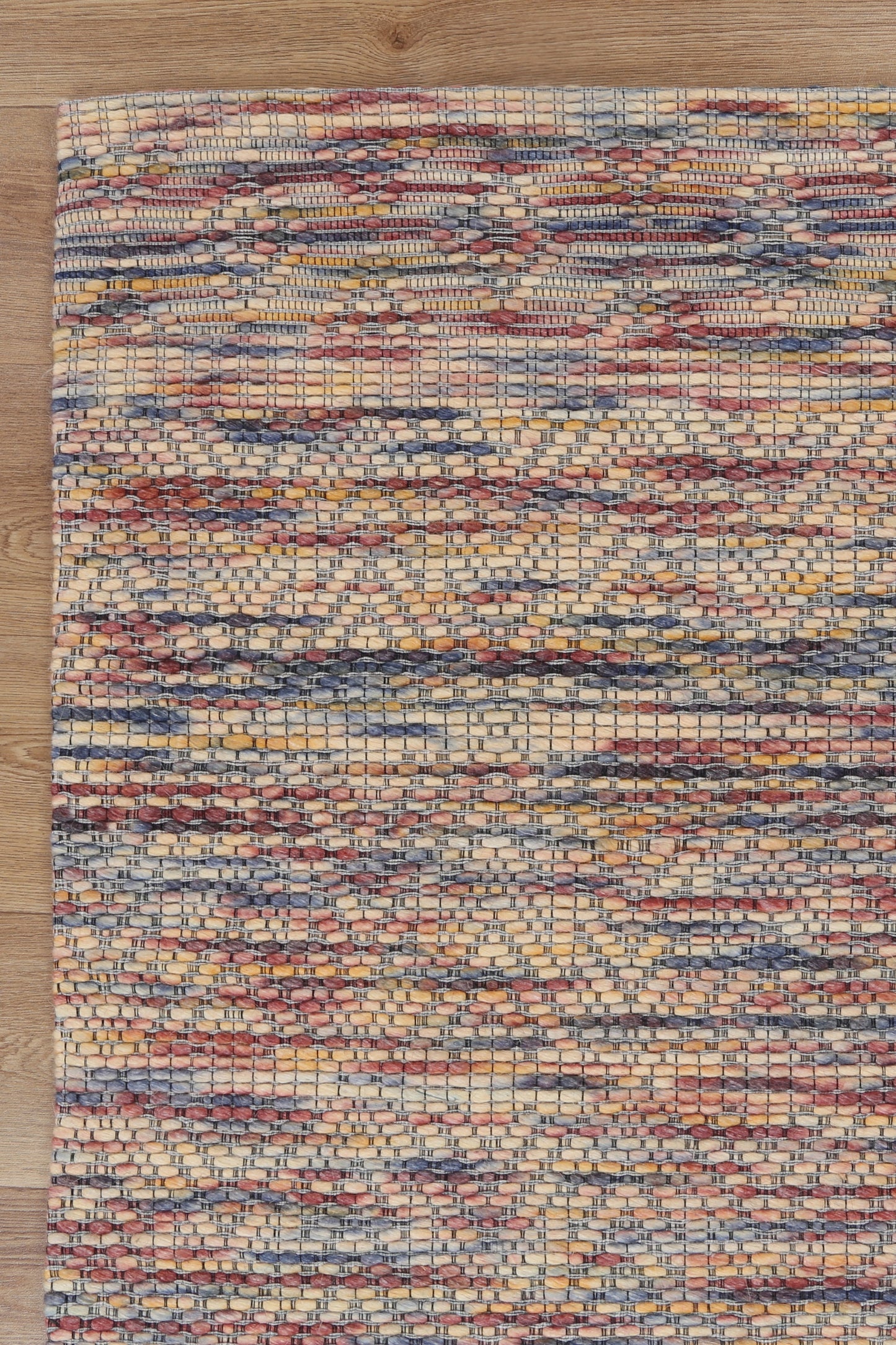 Wynter Chevron Multi Wool Rug