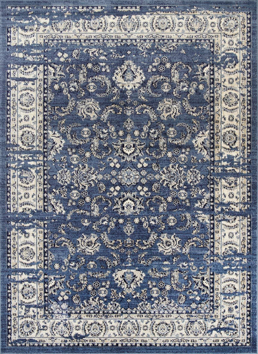 Aryana Flowering Traditional Blue Rug
