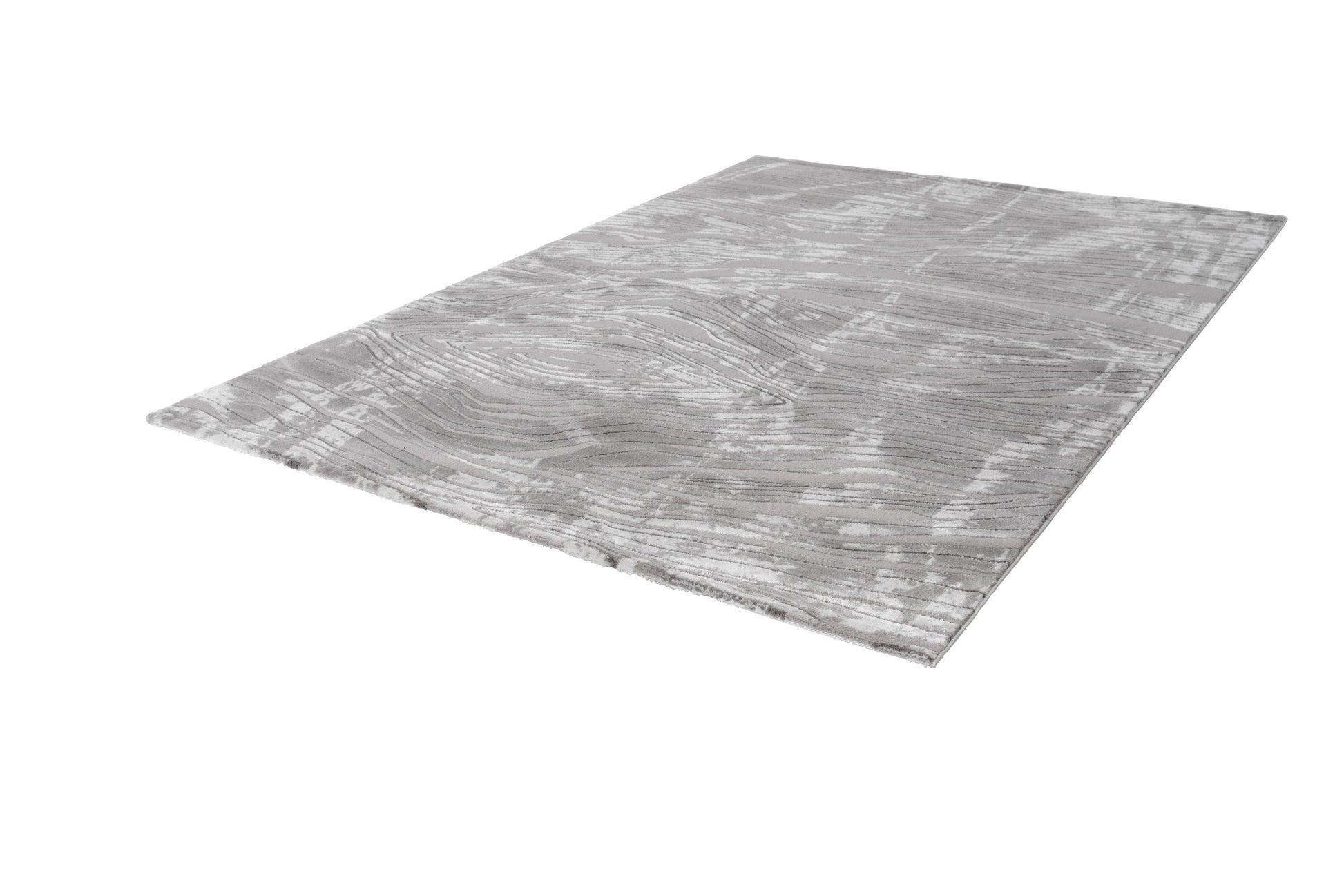 Aleyna 604 Silver Modern Swirl Textured Rug - Lalee Designer Rugs