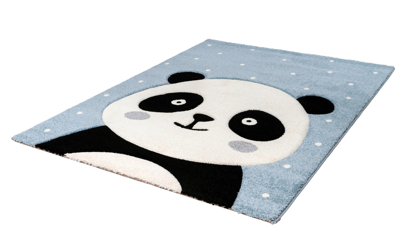 Panda Blue Kids Rug