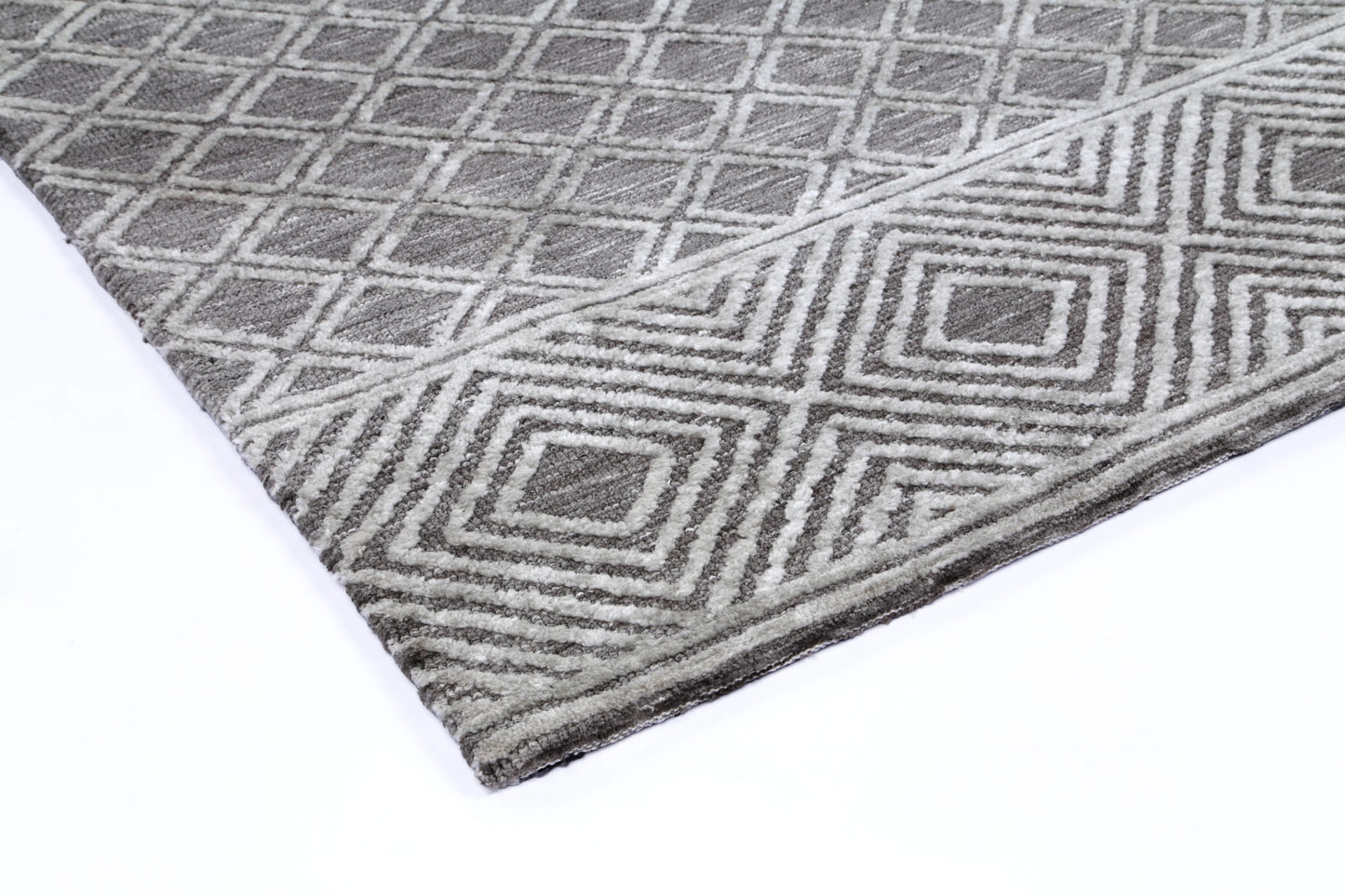 Zara Grey Cotton Blend Rug