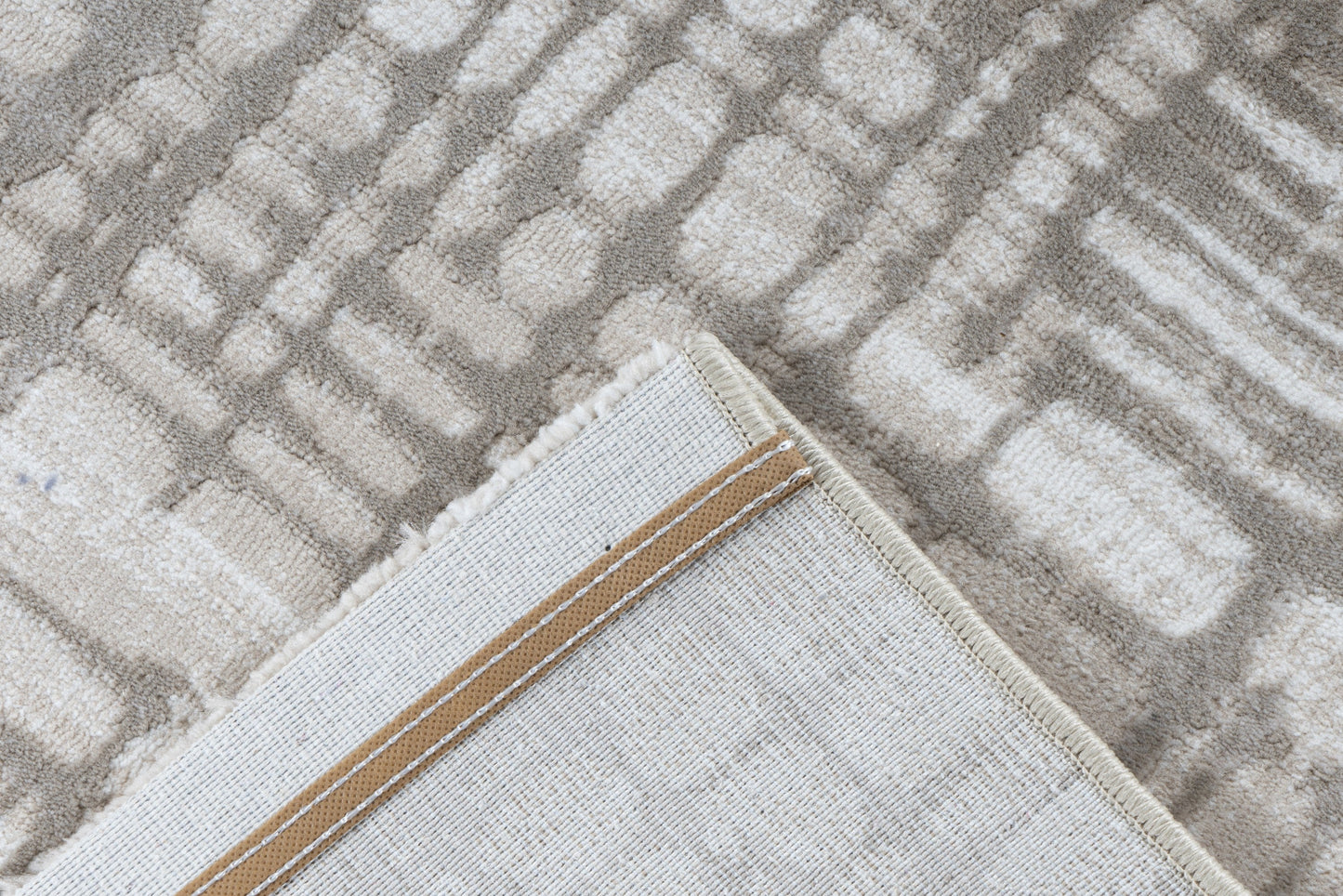 Aleyna 608 Beige Modern Textured Rug - Lalee Designer Rugs