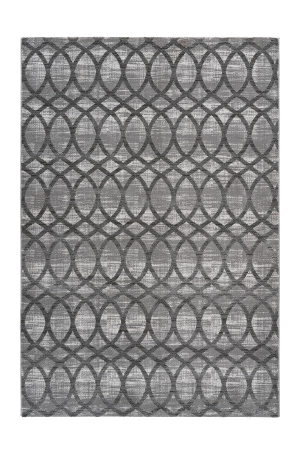 Aleyna 609 Silver Modern Diamond Wavy Rug - Lalee Designer Rugs