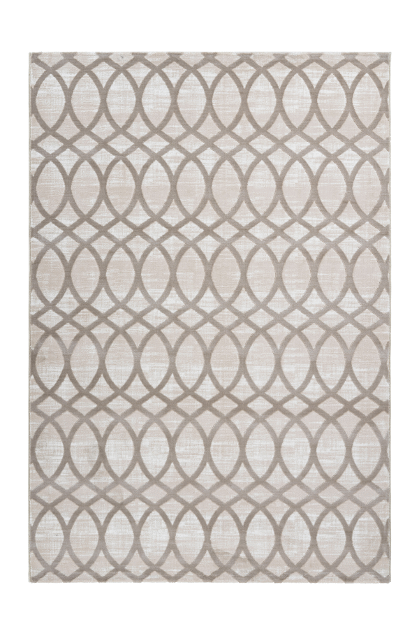 Aleyna 609 Beige Modern Diamond Wavy Rug - Lalee Designer Rugs