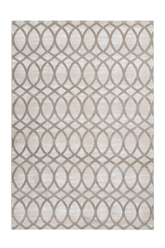 Aleyna 609 Beige Modern Diamond Wavy Rug - Lalee Designer Rugs