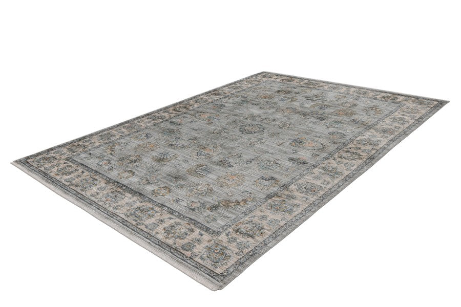 Quimper 702 Silver Vintage Inspired Rug