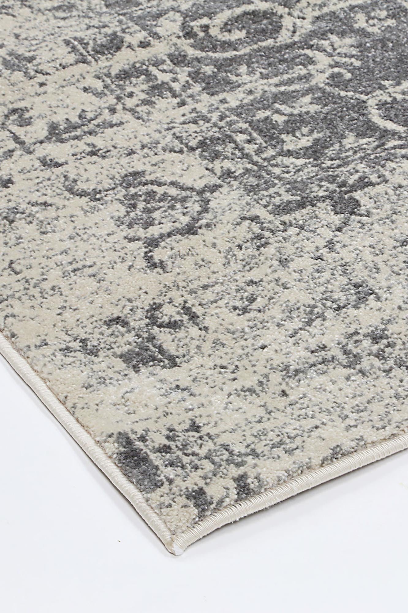 Exquisite Ivory & Grey Vintage Rug