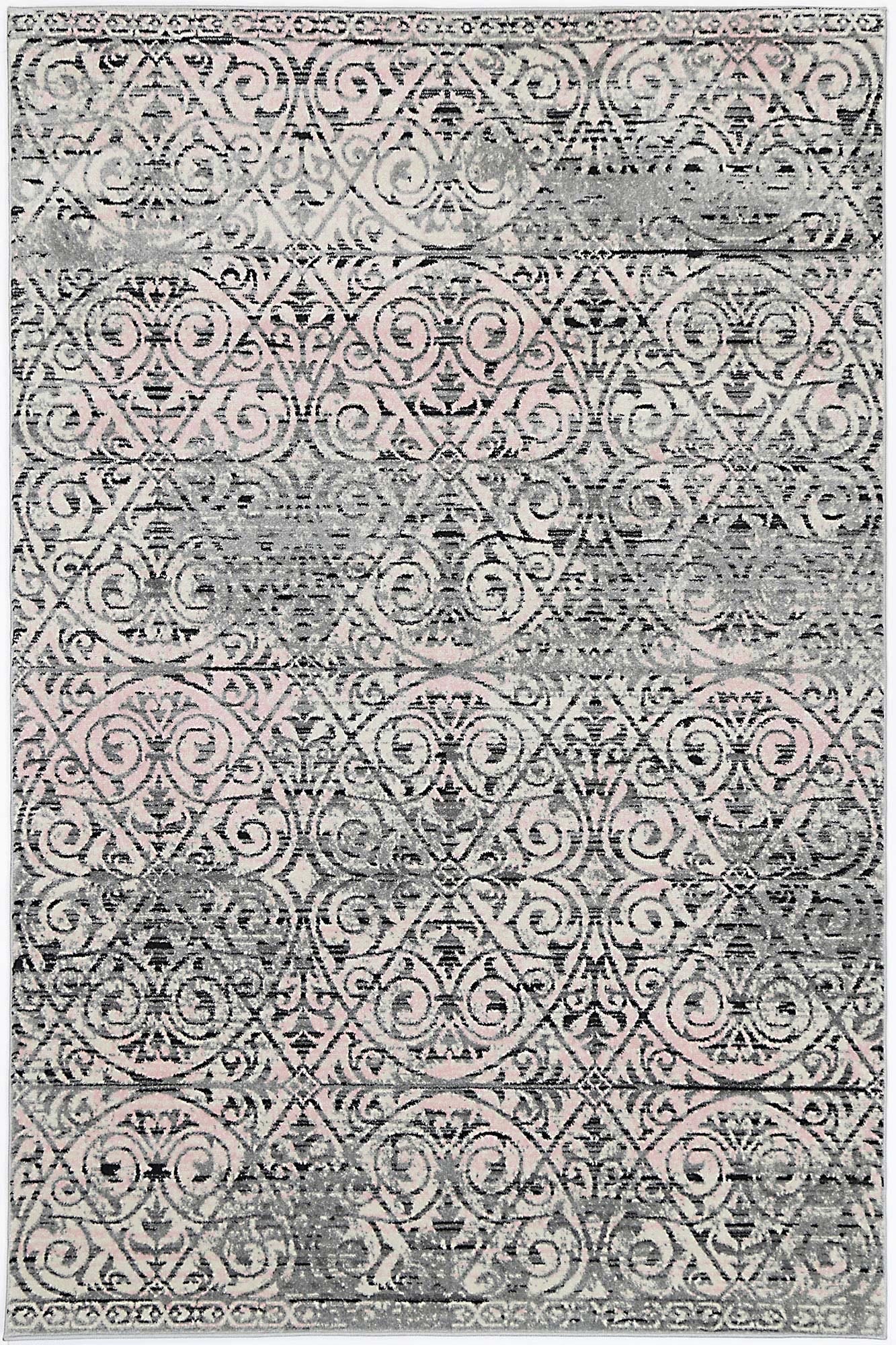 Exquisite Katherine Pink & Ash Rug