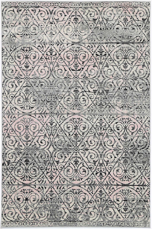 Exquisite Katherine Pink & Ash Rug