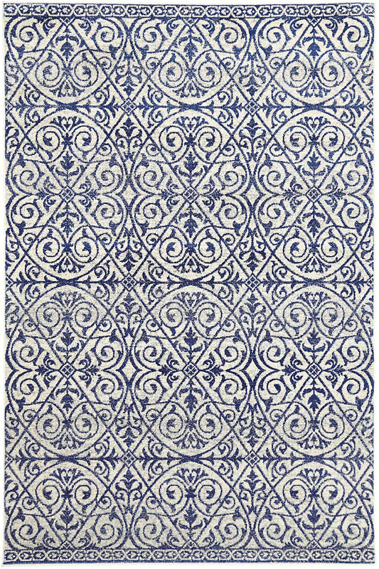 Exquisite Katherine Blue & Ivory Rug