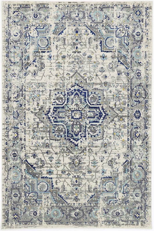 Exquisite Melissa Ivory & Blue Rug