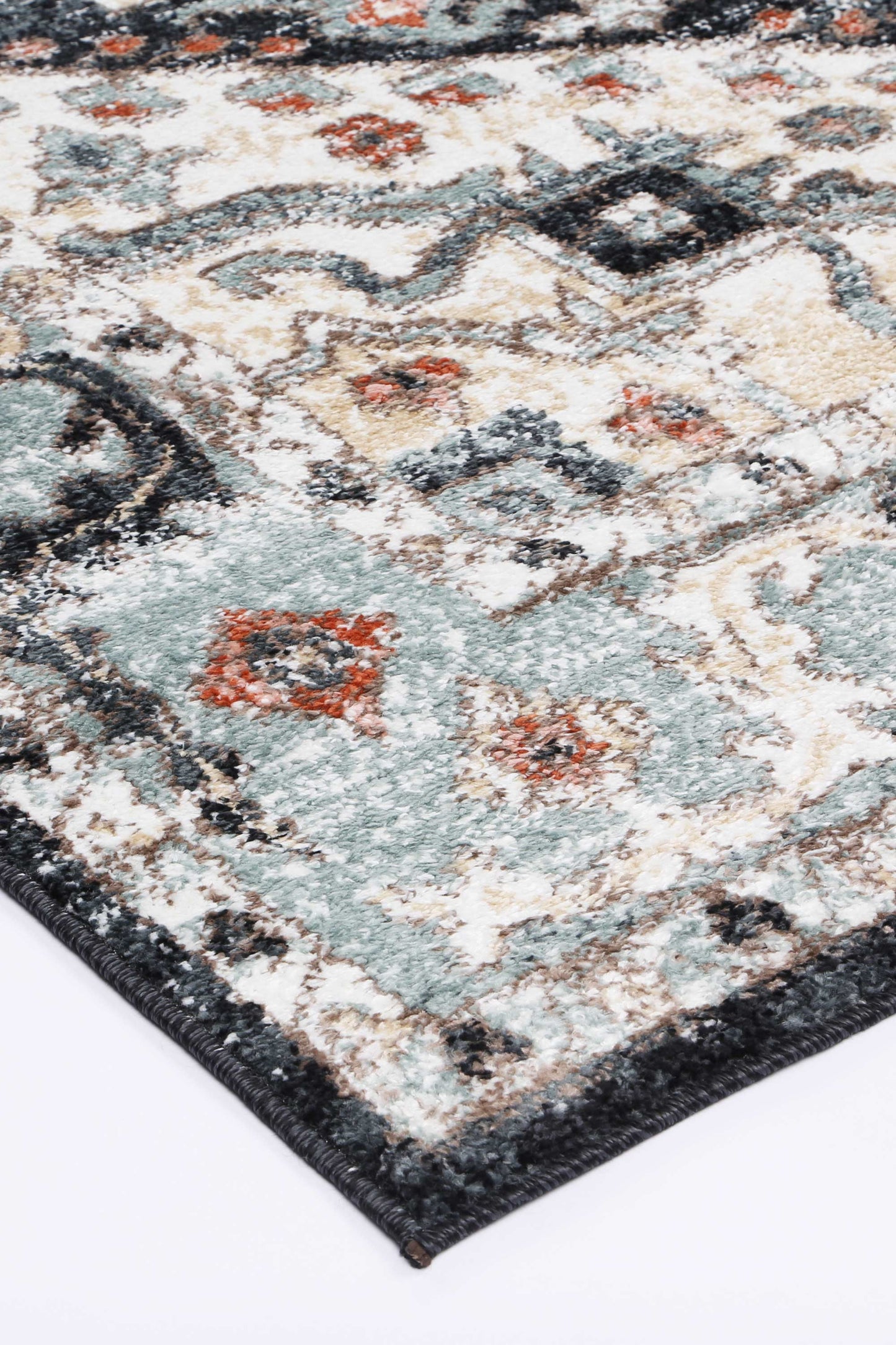 Parkland Baltimore Traditional Charcoal Rug