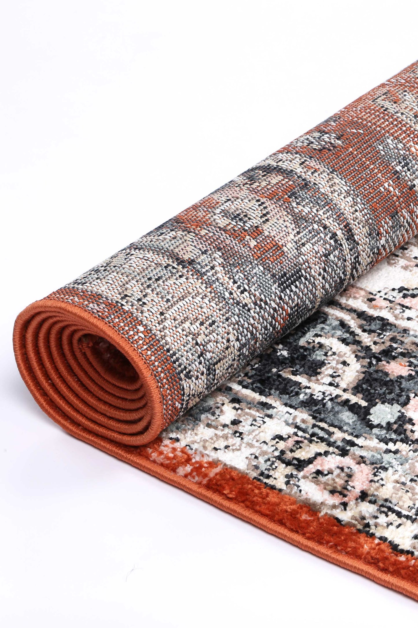 Parkland Atherton Traditional Terracotta Rug