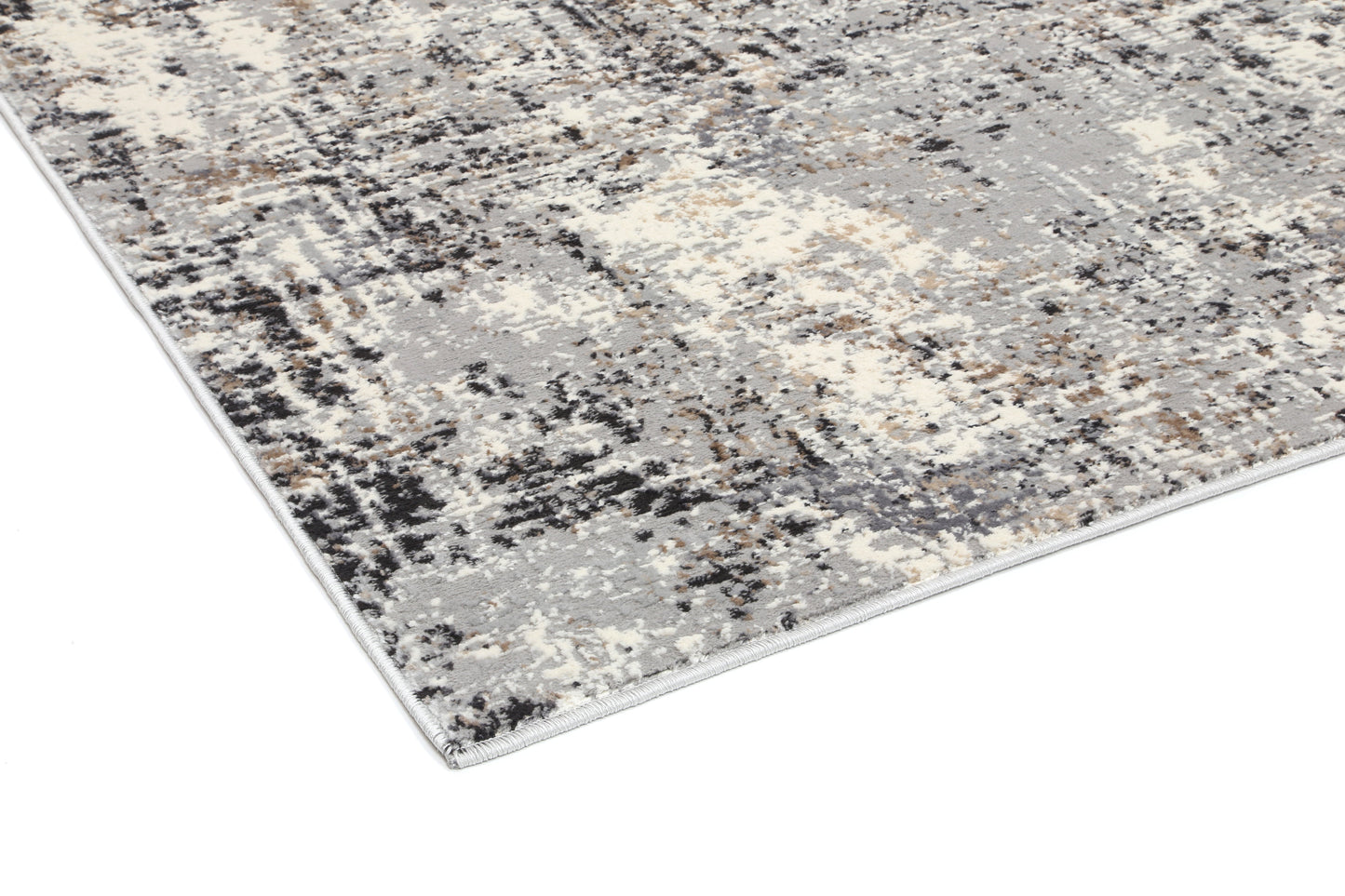 Diamond Abstract Grey Rug