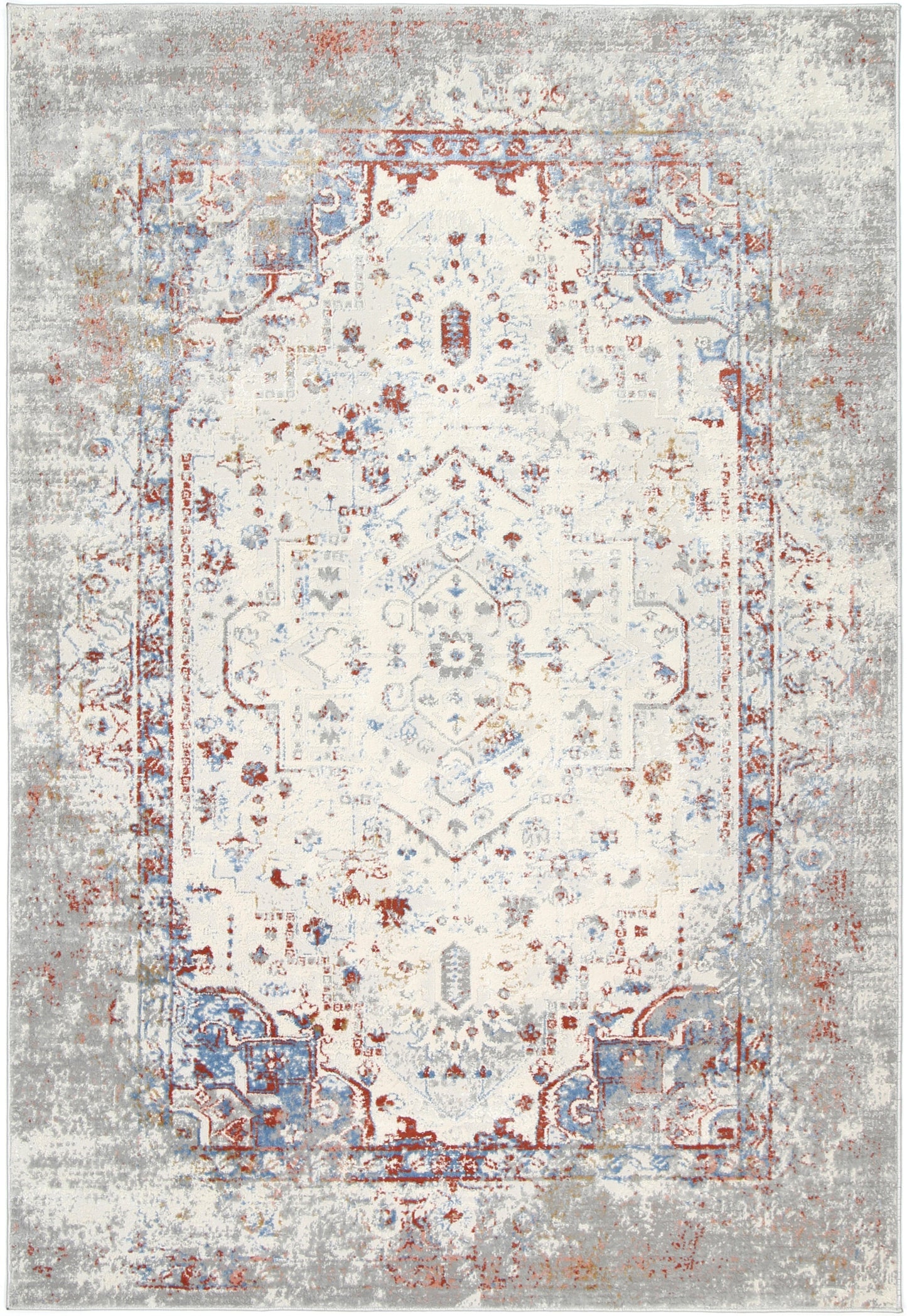 Diamond Transitional Multi-Coloured Rug