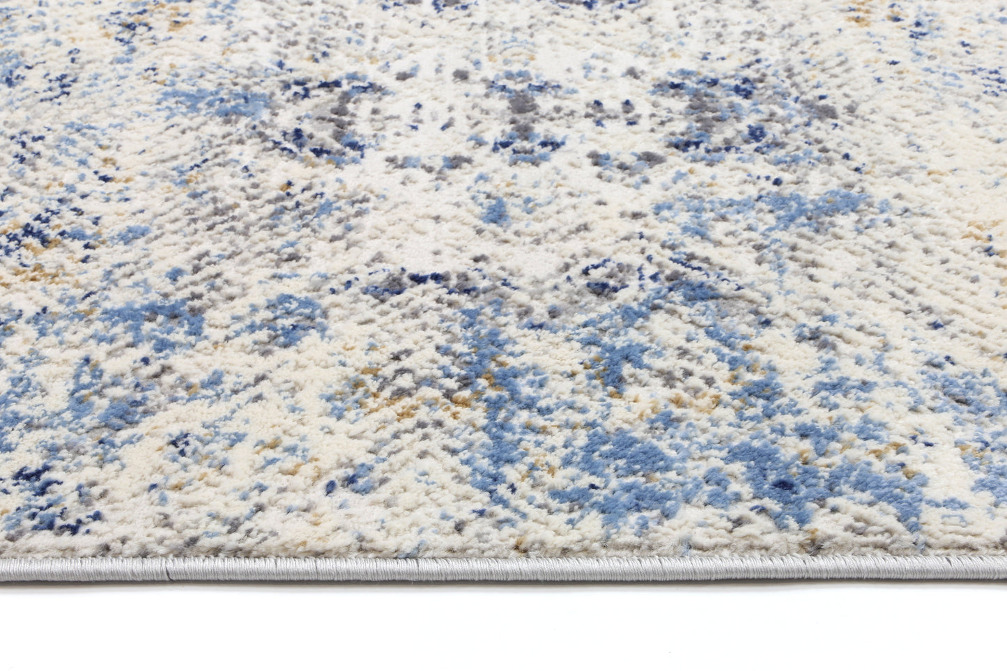 Diamond Piet Contemporary Blue Rug