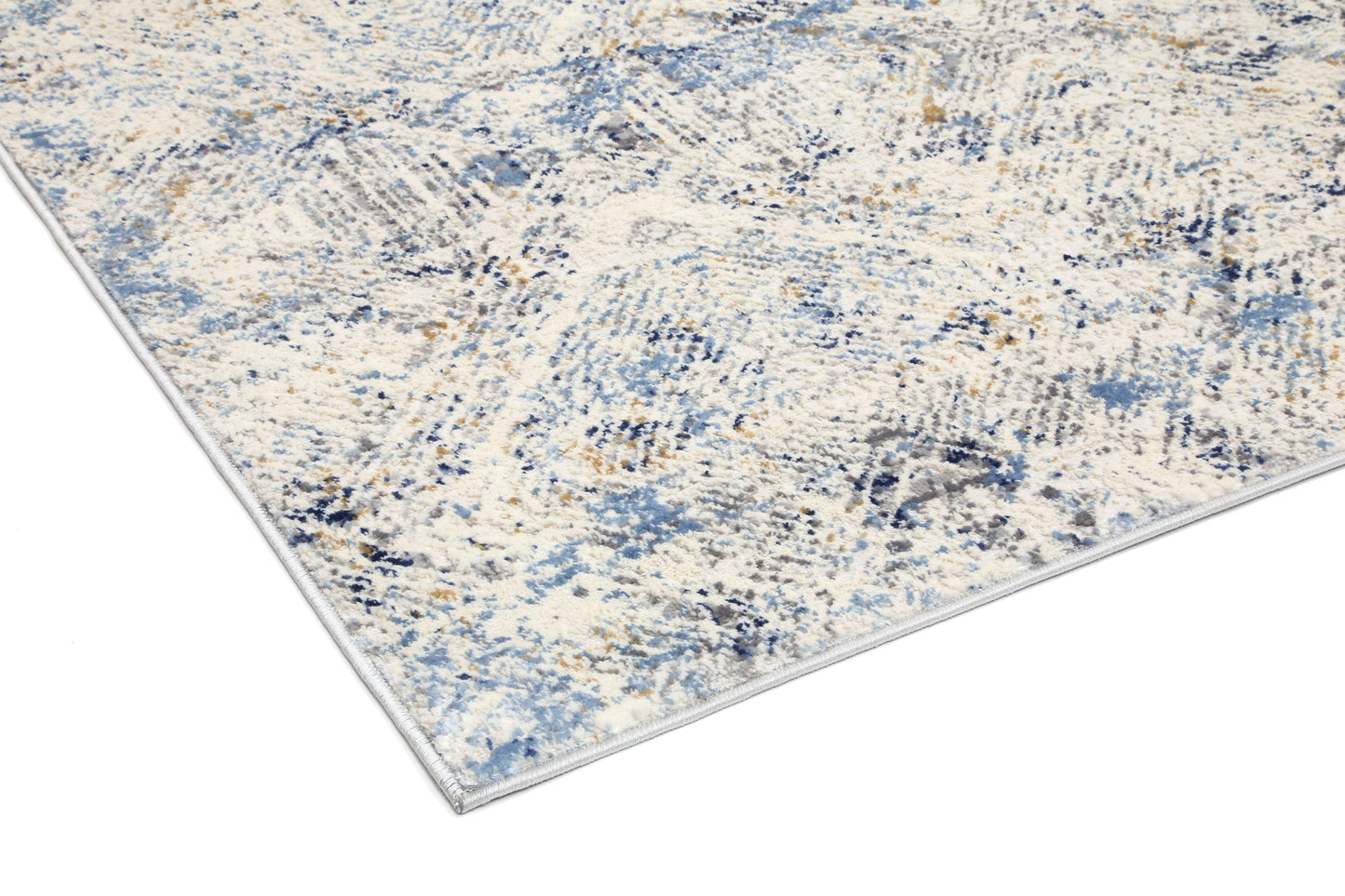 Diamond Piet Contemporary Blue Rug