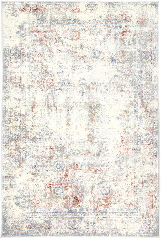 Diamond Abstract light Rust Rug