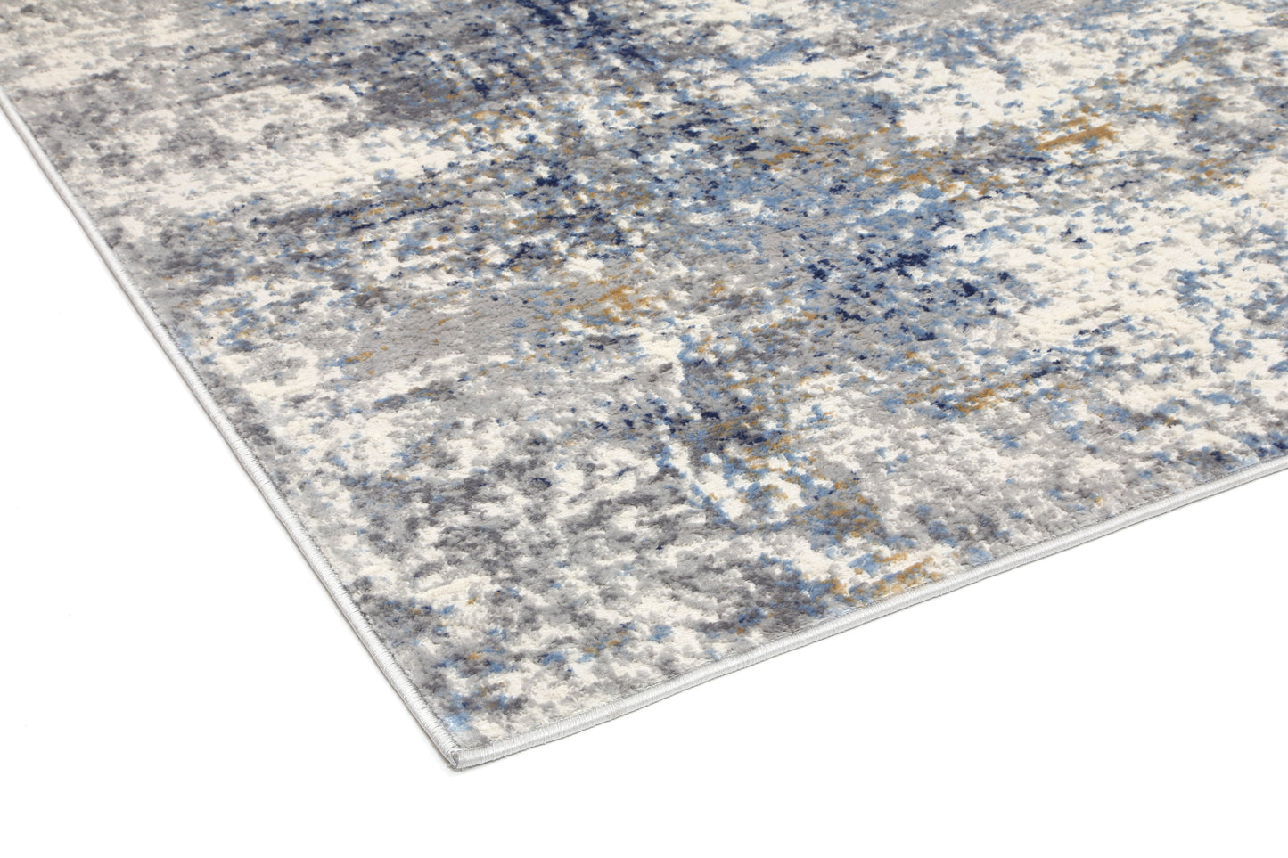 Diamond Abstract Blue Rug