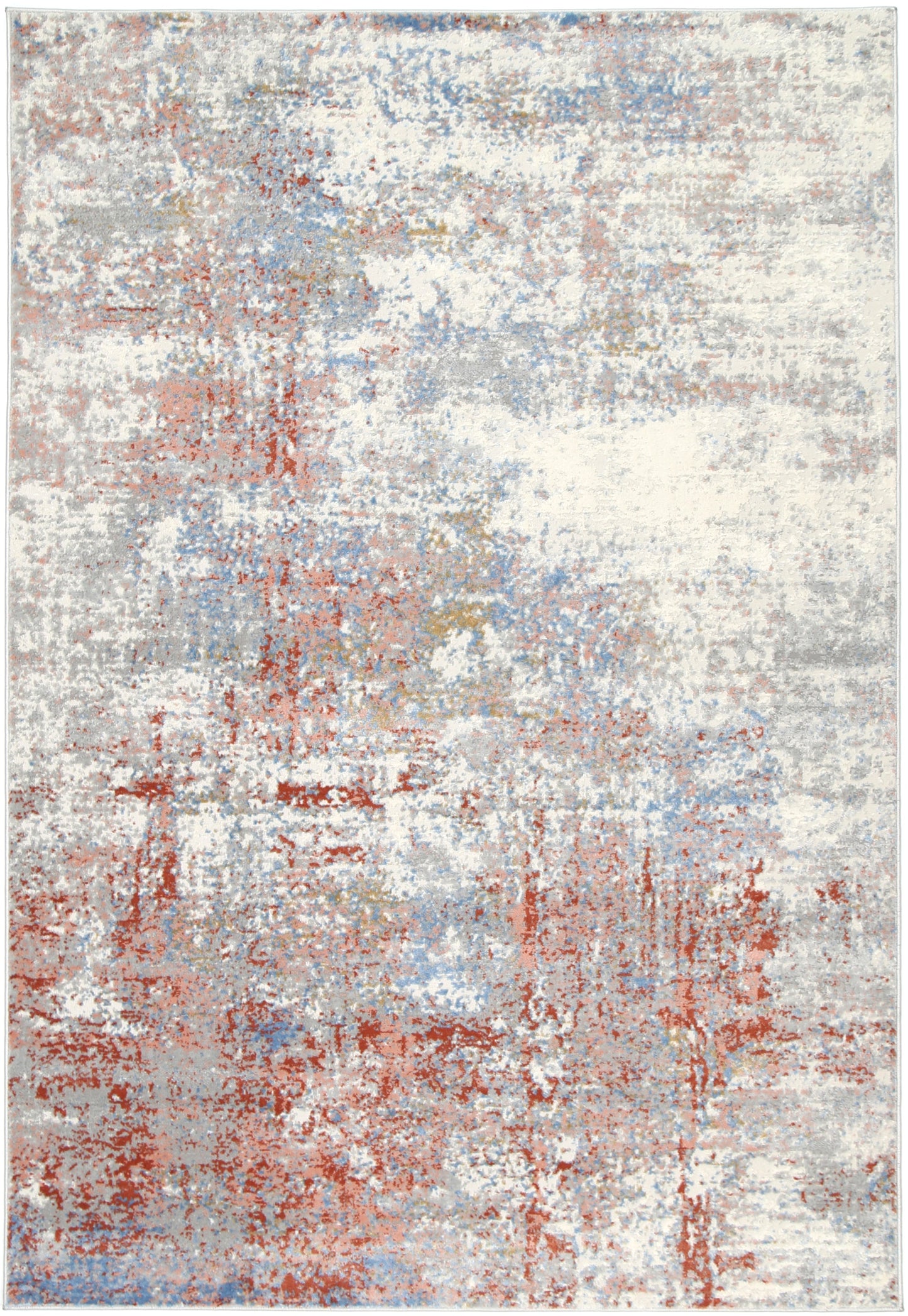 Diamond Abstract Rust Rug