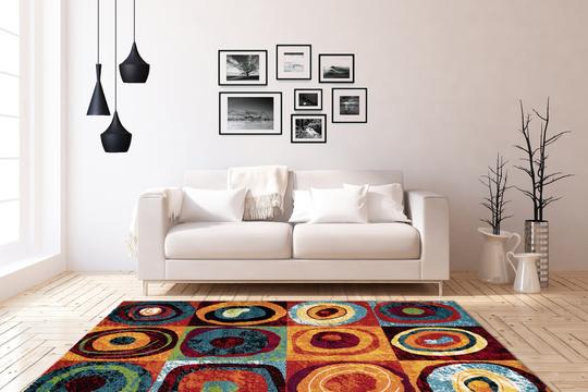 Espo 307 Rainbow Multicolour Turkish Rug - Lalee Designer Rugs