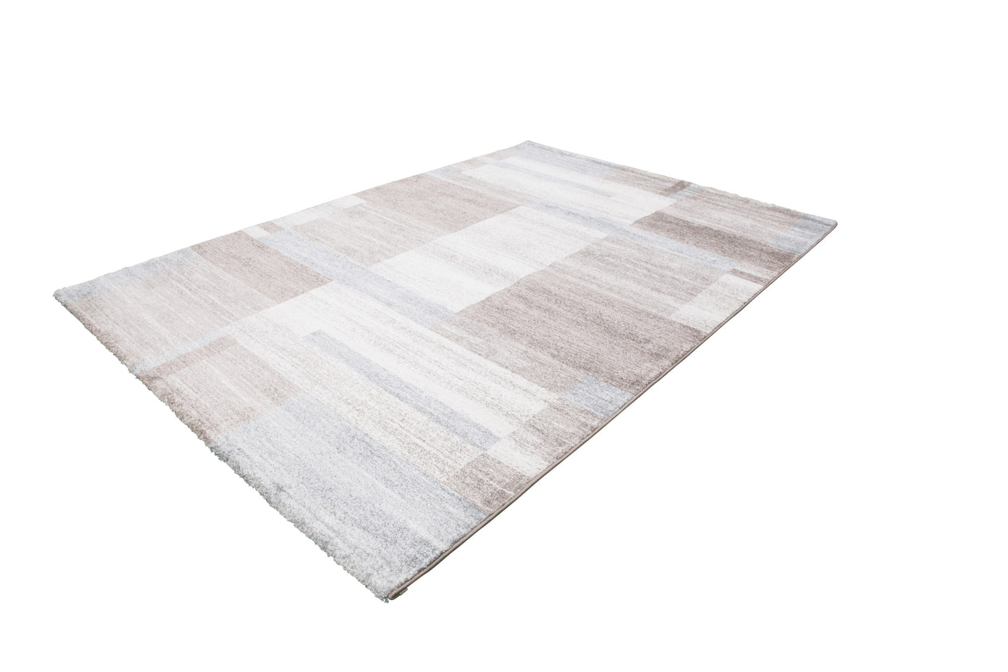 Feeling 501 Pastel Blue Simple Thick Geometric Rug - Lalee Designer Rugs