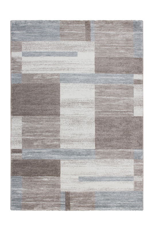 Feeling 501 Pastel Blue Simple Thick Geometric Rug - Lalee Designer Rugs