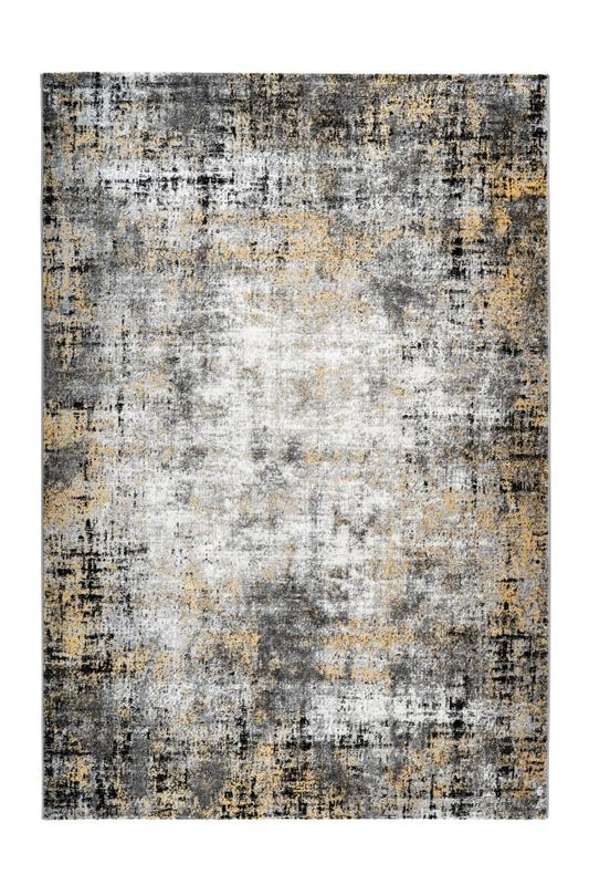 Fiona 301 Yellow Distressed Modern Rug