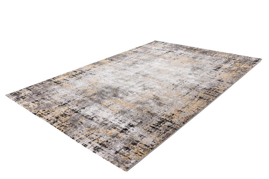 Fiona 301 Yellow Distressed Modern Rug