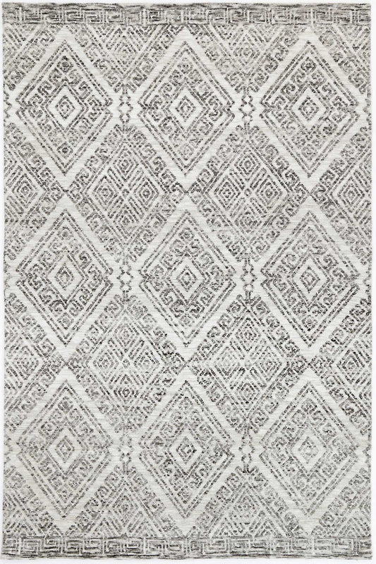 Zara Glenfalls Grey Tribal Rug