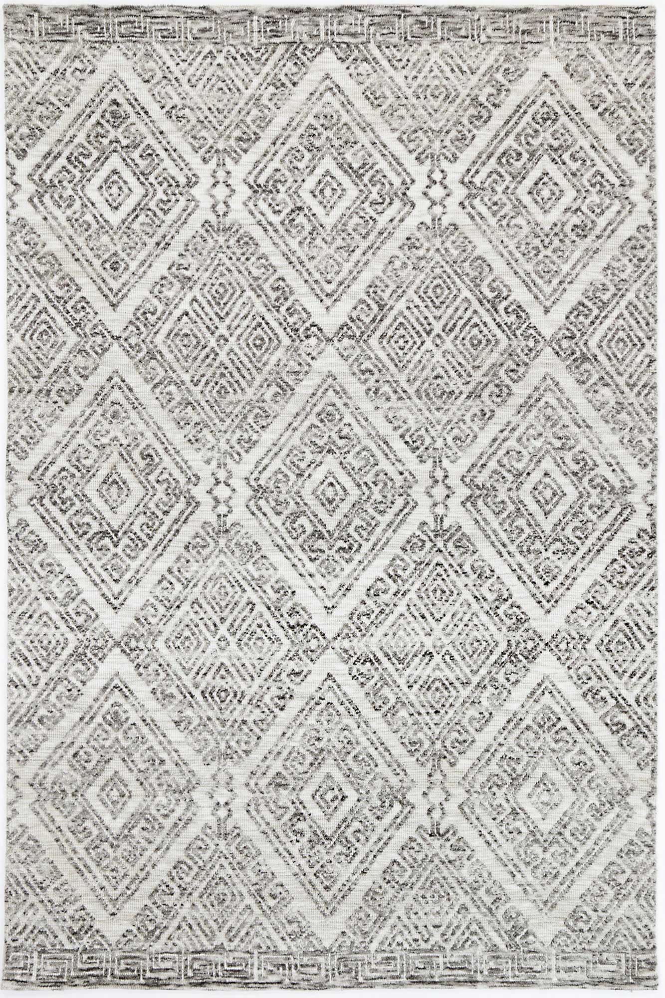 Zara Glenfalls Grey Tribal Rug