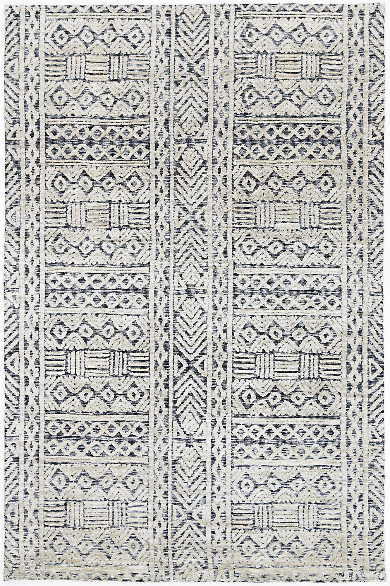 Zara Glenroy Blue Tribal Rug