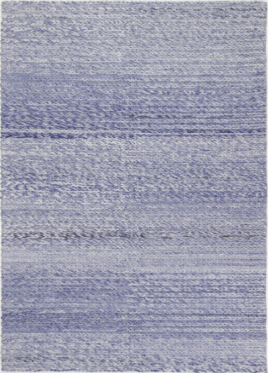 Paradise Cue Blue Wool Blend Rug