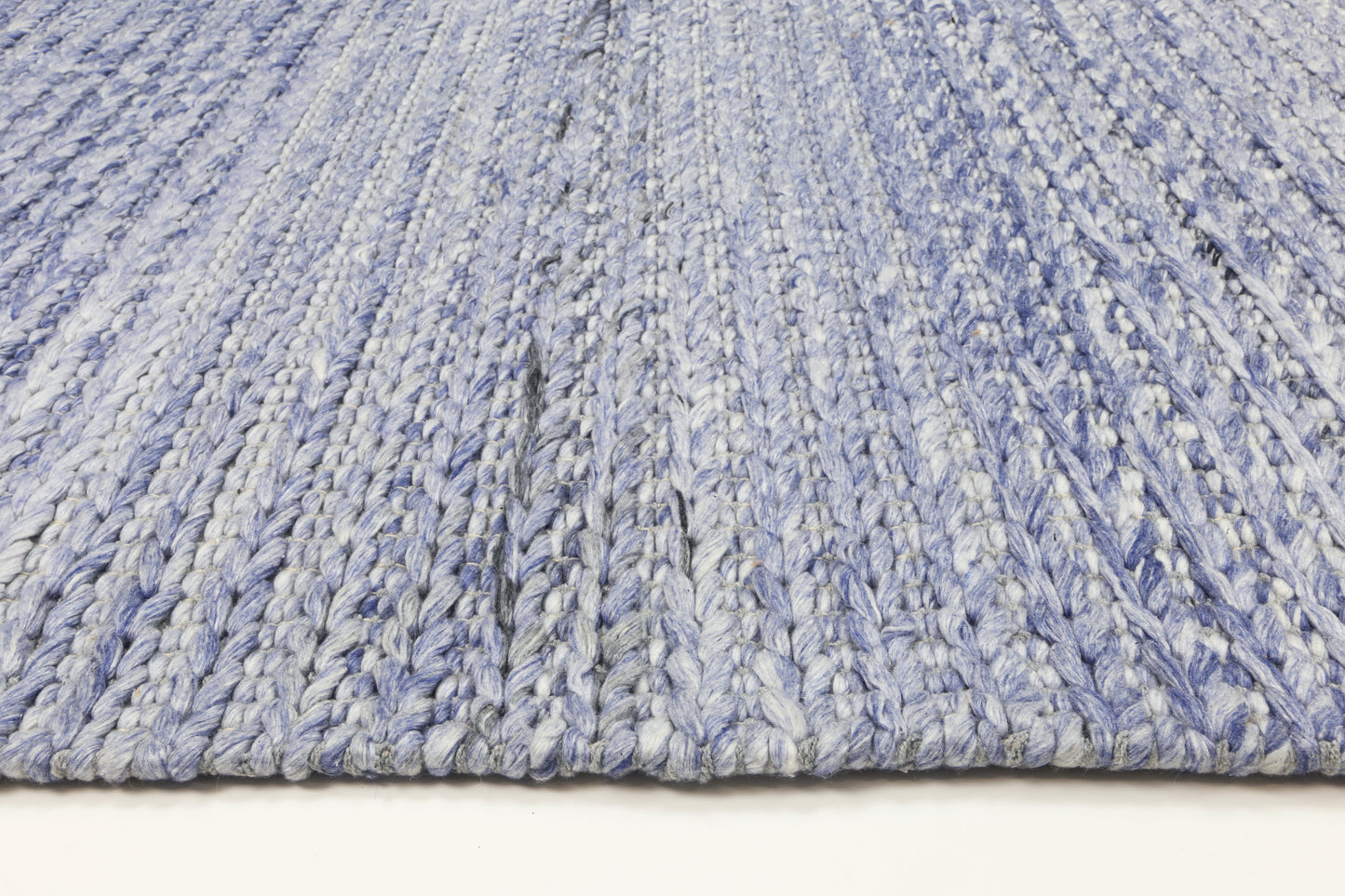 Paradise Cue Blue Wool Blend Rug