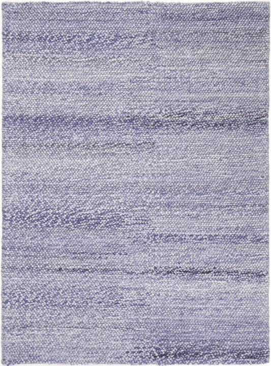 Paradise Loopy Blue Wool Blend Rug