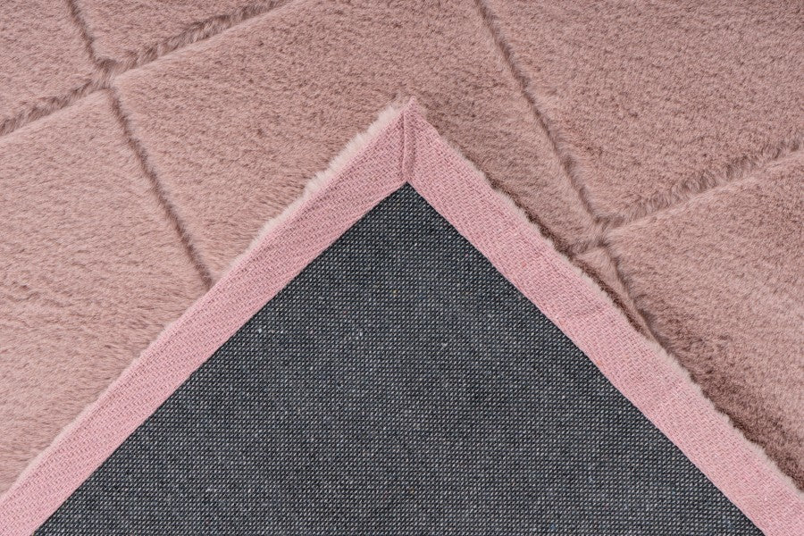 Desire 600 Fluffy Soft Powder Pink Rug