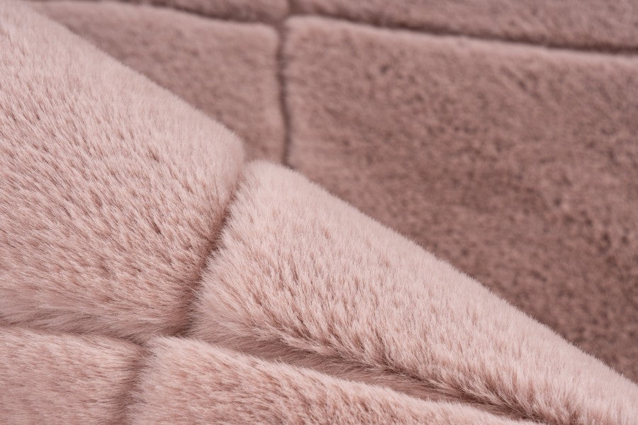 Desire 600 Fluffy Soft Powder Pink Rug