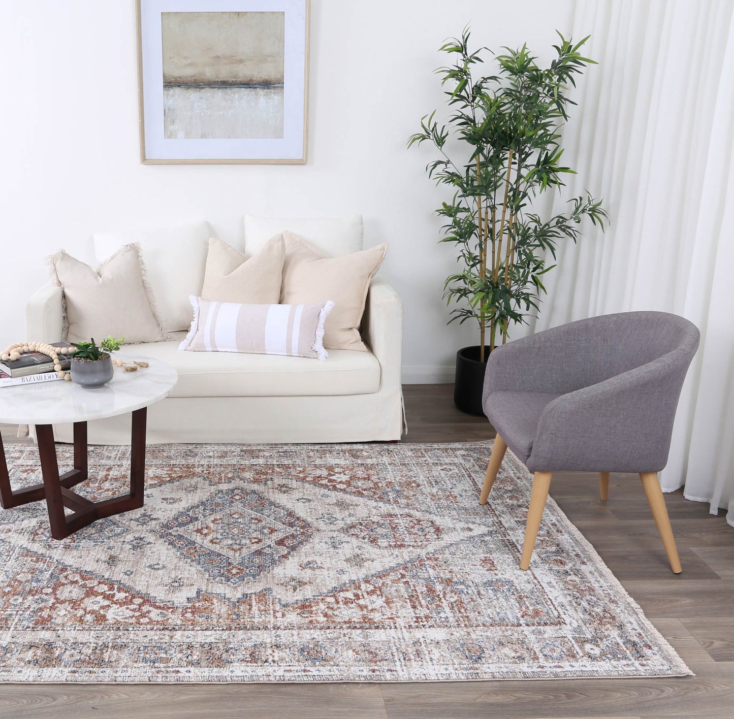 Yarra Shriaz Multi Traditional Soft Rug