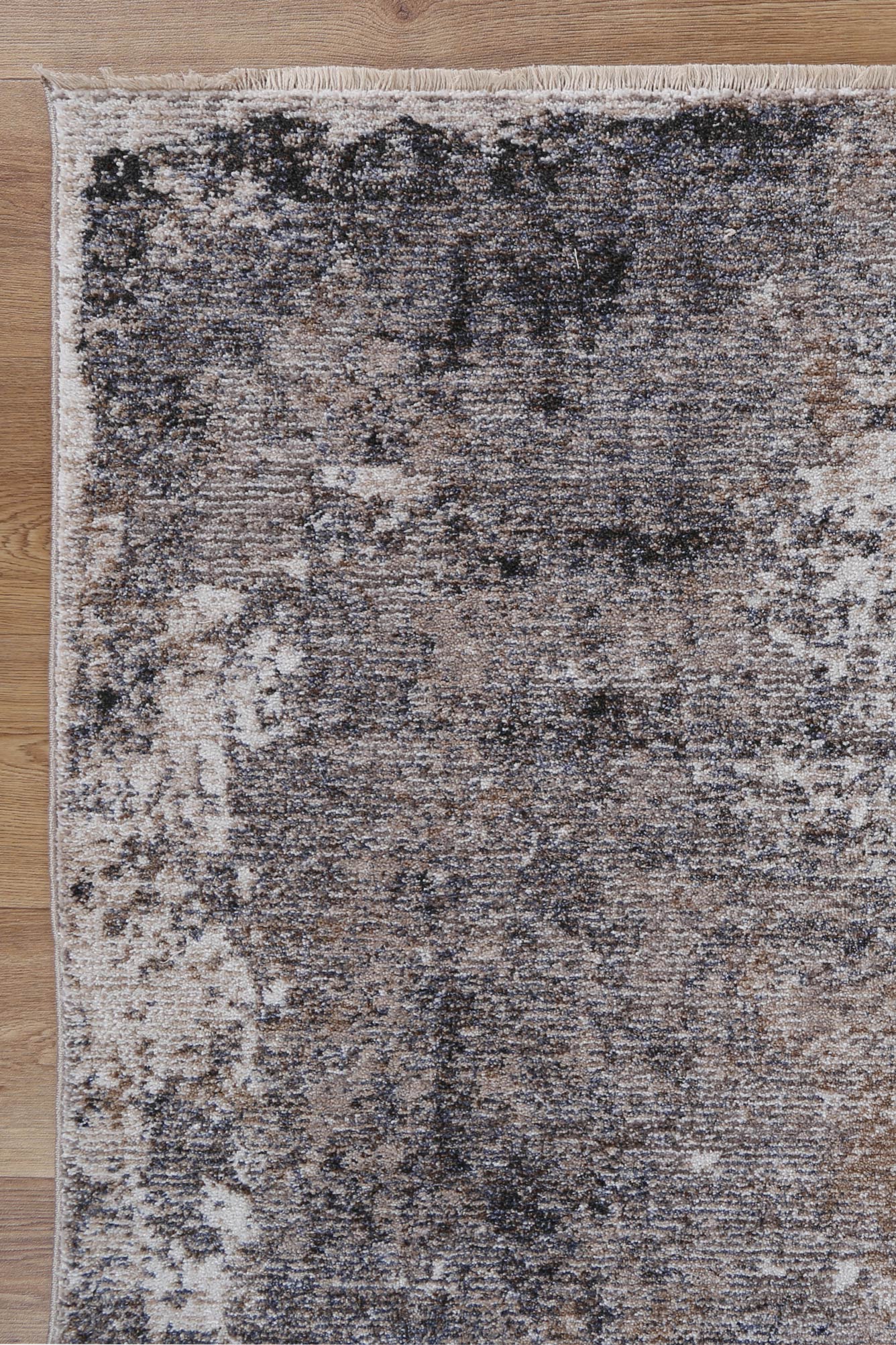 Yarra Mosoel Ash Abstract Soft Rug