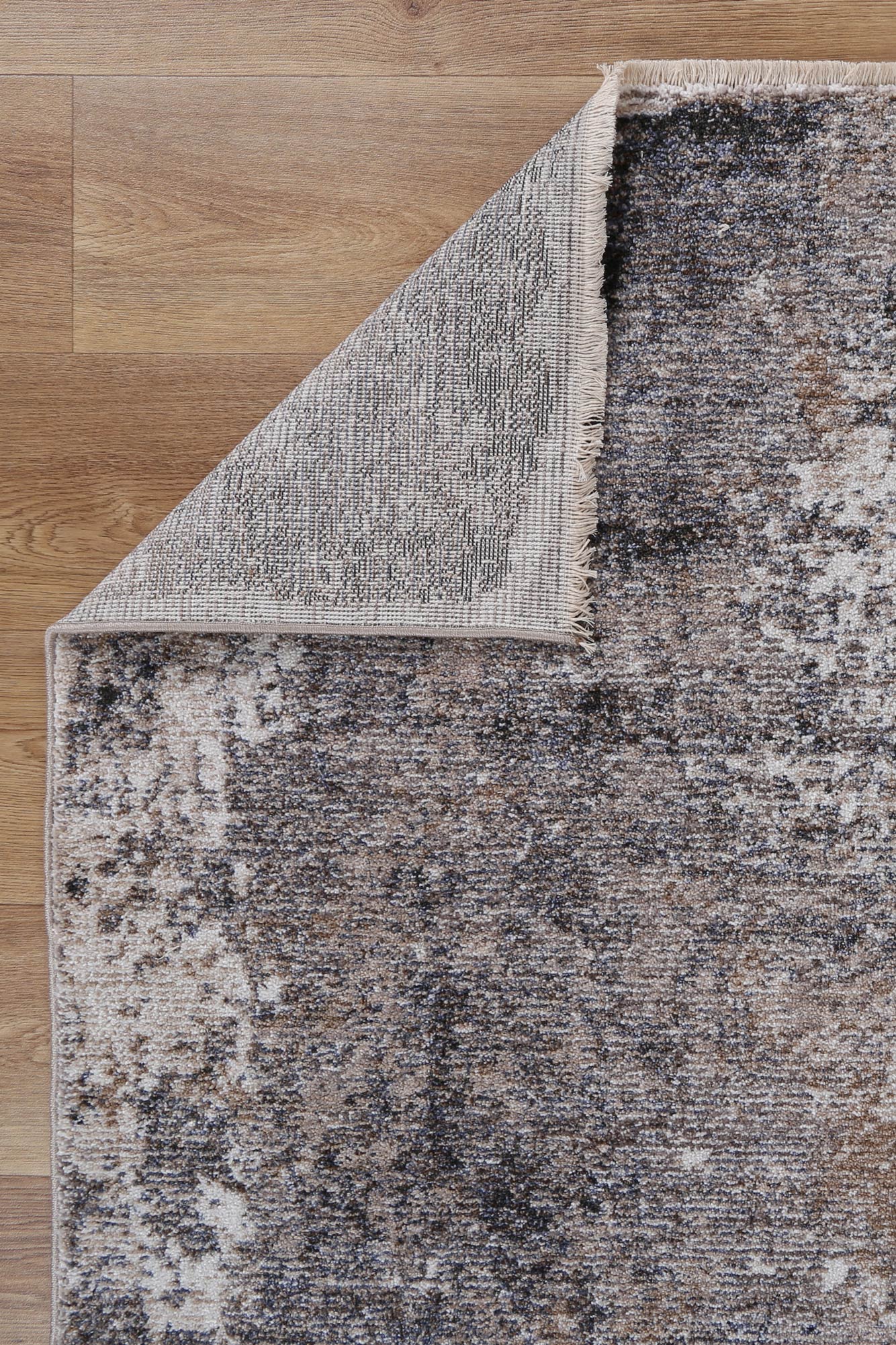 Yarra Mosoel Ash Abstract Soft Rug