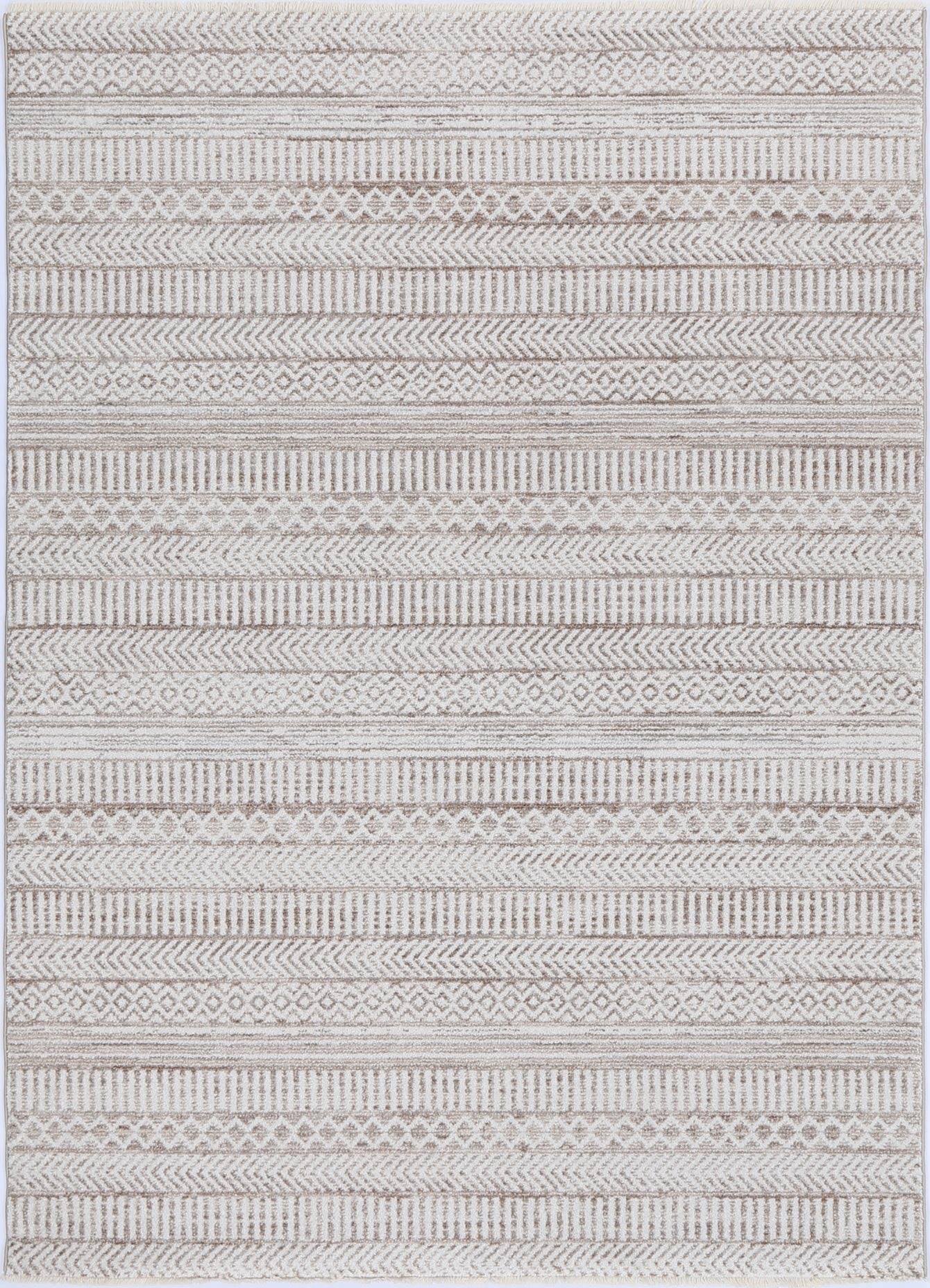 Yarra KermanBeige Tribal Soft Rug