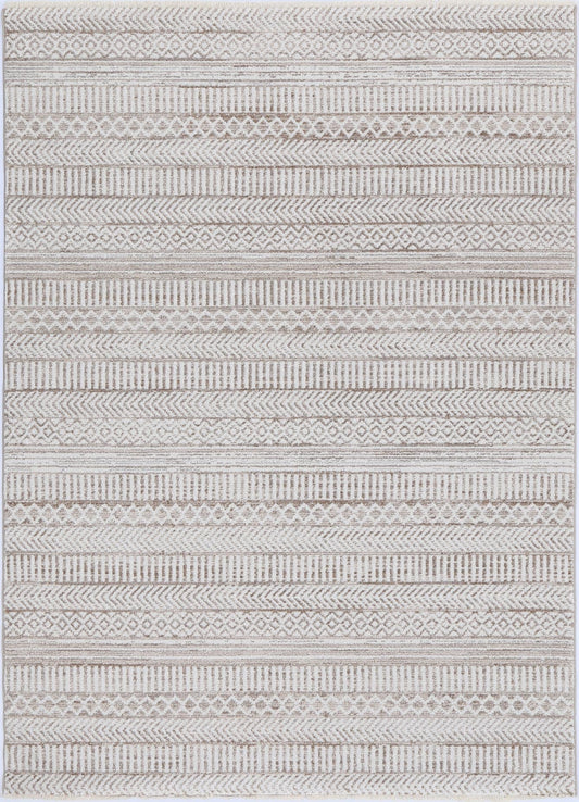 Yarra KermanBeige Tribal Soft Rug