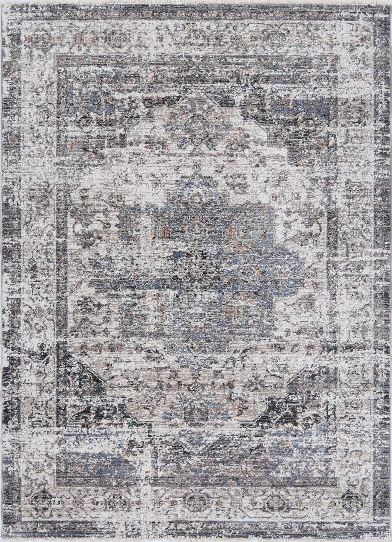 Yarra Multan Ash Traditional Soft Rug