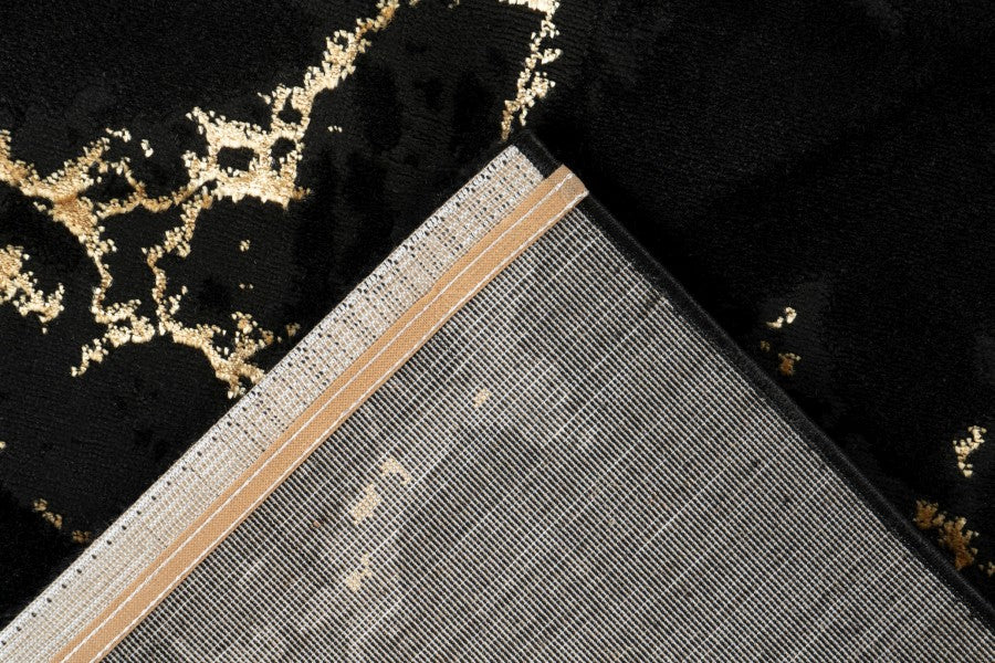 Adana 400 Black & Gold Rug