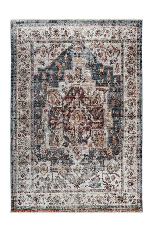 Mardin 405 multi Coloured Distressed Rug