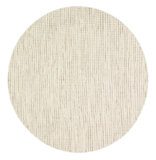 Napania Brown Reversible Wool Round Rug