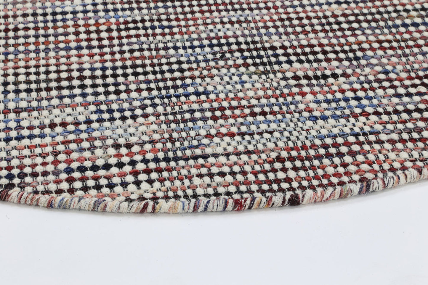 Napania Multi Reversible Wool Round Rug