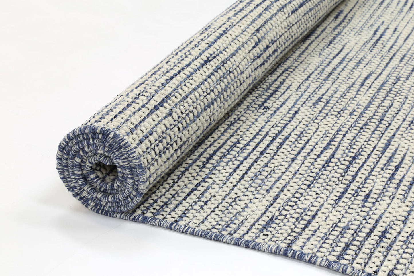 Napania Blue Reversible Wool Rug