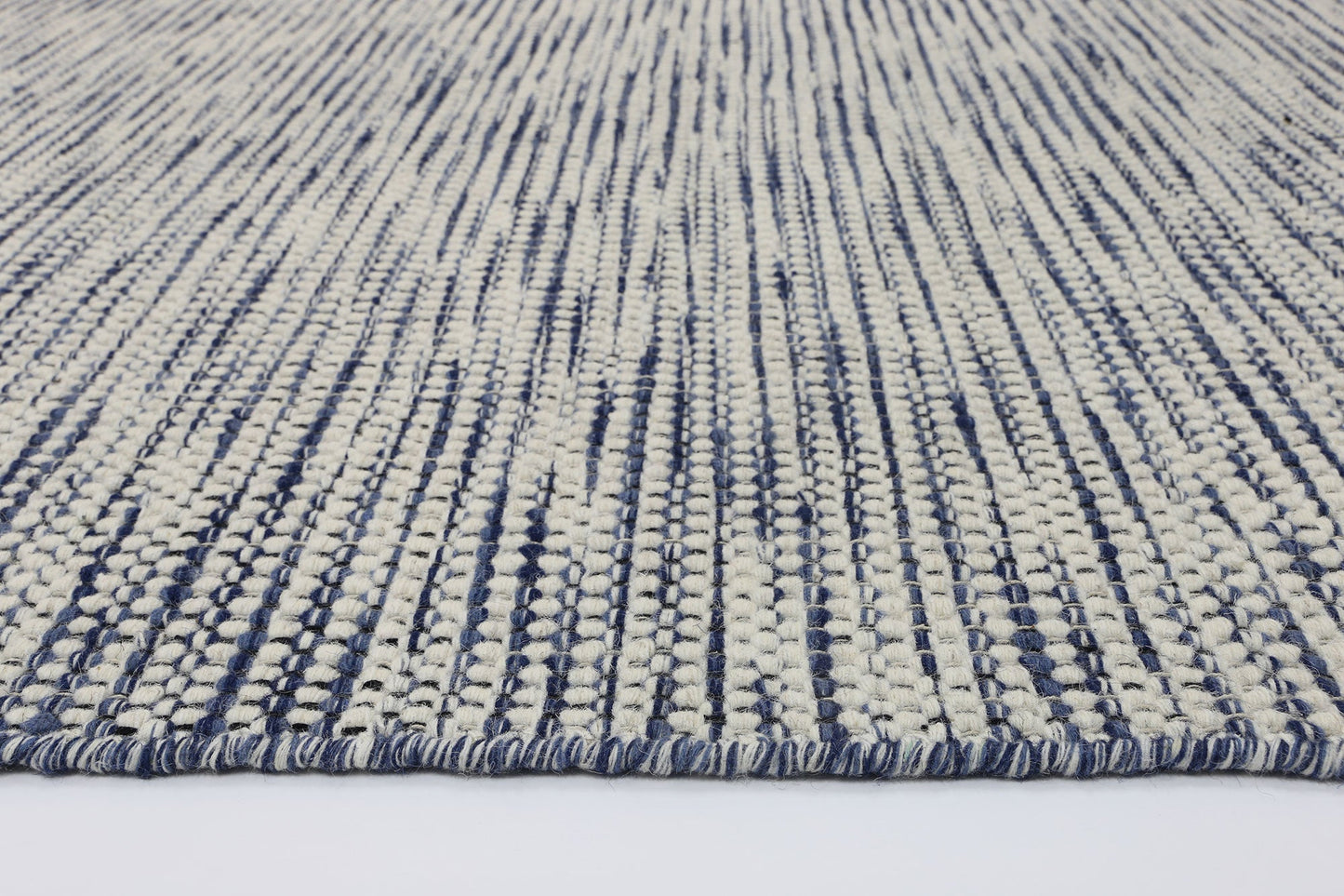 Napania Blue Reversible Wool Rug