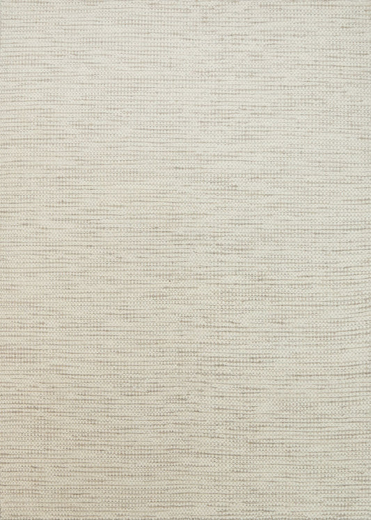 Napania Beige Reversible Wool Rug